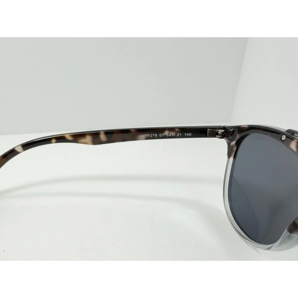 FLOATS Women's Sunglasses Black Tortoise Bluish Polarized 54mm Italian Design